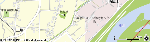 富山県高岡市東二塚周辺の地図