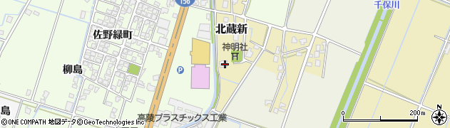 富山県高岡市北蔵新46周辺の地図