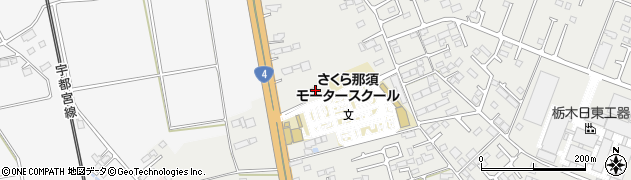 栃木県さくら市氏家3450周辺の地図
