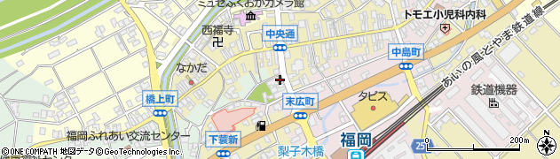 富山県高岡市福岡町荒屋敷1077周辺の地図