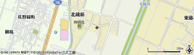 富山県高岡市北蔵新80周辺の地図