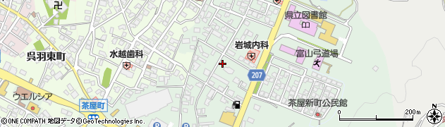 富山県富山市茶屋町71周辺の地図