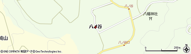 石川県津幡町（河北郡）八ノ谷周辺の地図