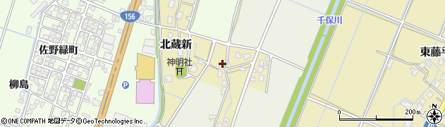 富山県高岡市北蔵新76周辺の地図