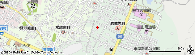 富山県富山市茶屋町50周辺の地図