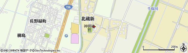 富山県高岡市北蔵新67周辺の地図