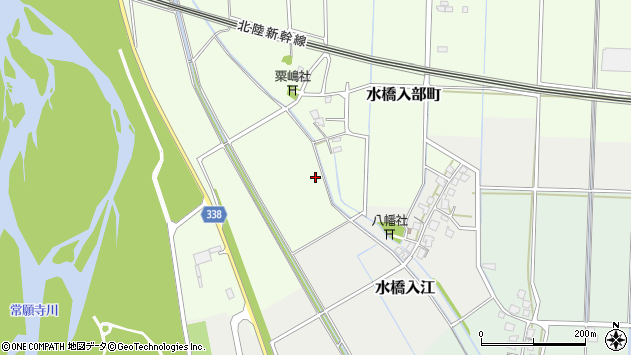 〒939-3545 富山県富山市水橋入部町の地図