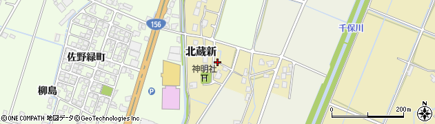 富山県高岡市北蔵新36周辺の地図