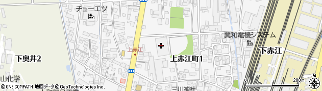 富山県富山市上赤江町周辺の地図