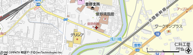 豊野病院周辺の地図