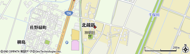 富山県高岡市北蔵新35周辺の地図