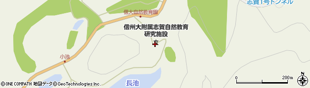 志賀自然教育園周辺の地図