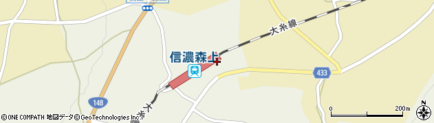 ＪＲ信濃森上駅公衆トイレ周辺の地図