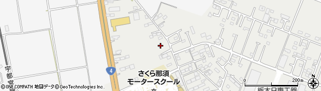 栃木県さくら市氏家3450-5周辺の地図