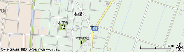 富山県高岡市本保232周辺の地図