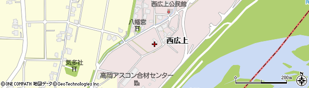 富山県高岡市西広上75周辺の地図