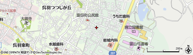 富山県富山市茶屋町106周辺の地図