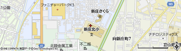 富山市役所　地区センター新庄北地区センター周辺の地図