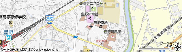 長野市　福祉施設地域活動支援センターこぶし周辺の地図