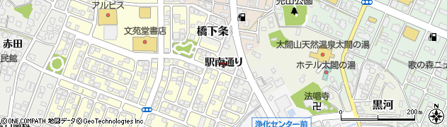 富山県射水市橋下条（駅南通り）周辺の地図