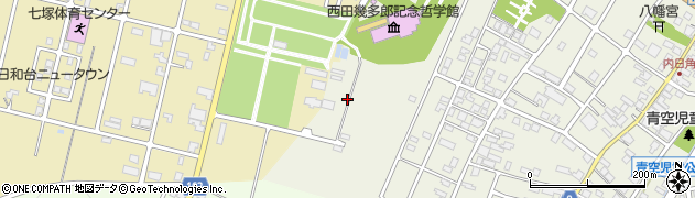 石川県かほく市内日角（井）周辺の地図