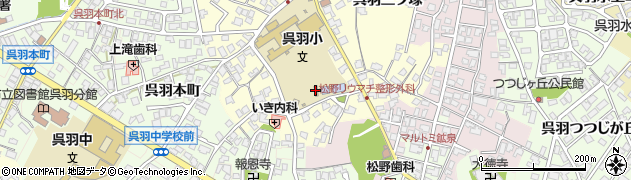 富山市呉羽プール（市民プール）周辺の地図