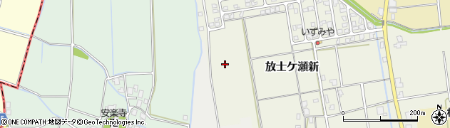 富山県上市町（中新川郡）放士ケ瀬新周辺の地図