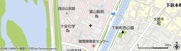 富山製紙株式会社　製造部周辺の地図
