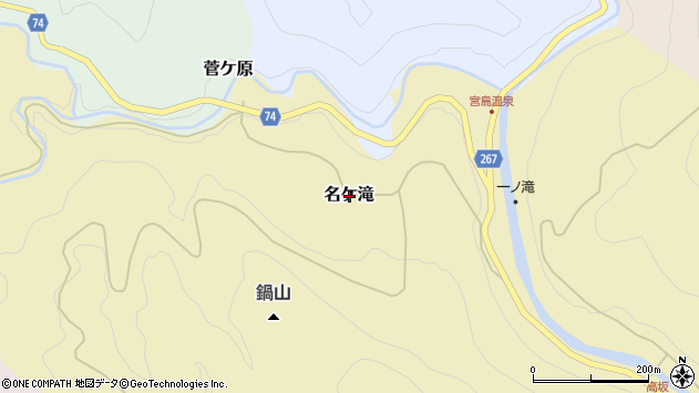 〒932-0007 富山県小矢部市名ケ滝の地図