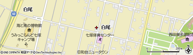 石川県かほく市白尾ネ123周辺の地図