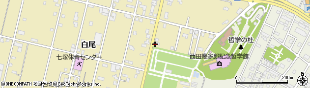石川県かほく市白尾ネ50周辺の地図