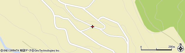 長野県北安曇郡白馬村どんぐり周辺の地図