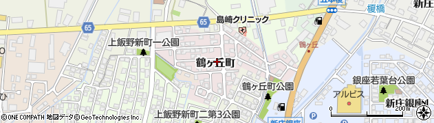 富山県富山市鶴ヶ丘町周辺の地図