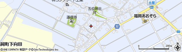 富山県高岡市福岡町土屋257周辺の地図
