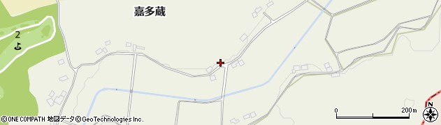 栃木県日光市嘉多蔵211周辺の地図
