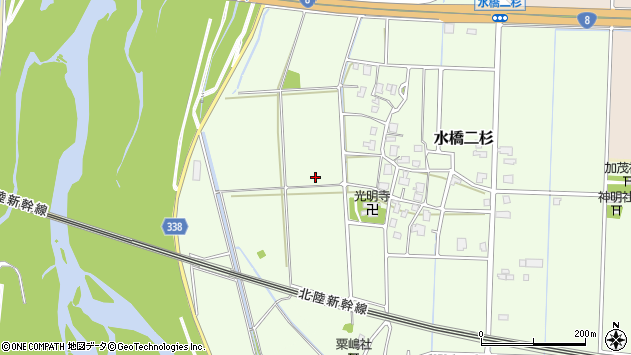 〒939-3546 富山県富山市水橋二杉の地図