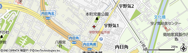 宇野気本町児童公園周辺の地図