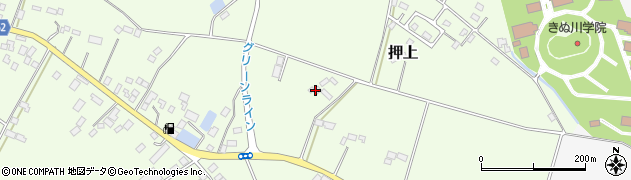 栃木県さくら市押上193周辺の地図