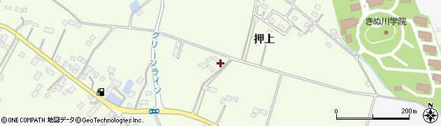 栃木県さくら市押上192-2周辺の地図