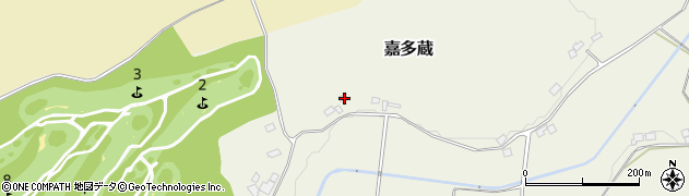 栃木県日光市嘉多蔵557周辺の地図