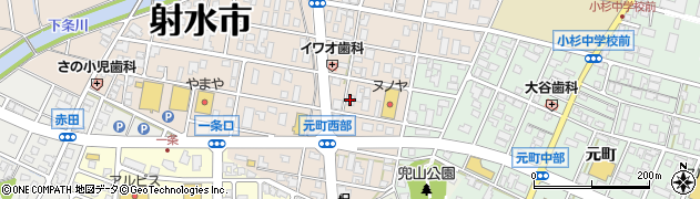 富山県射水市三ケ（元町）周辺の地図