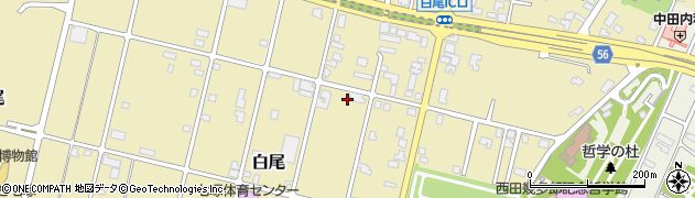 石川県かほく市白尾ネ191周辺の地図