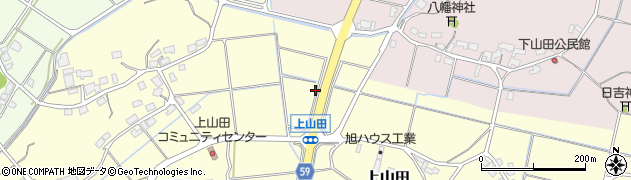 石川県かほく市上山田イ周辺の地図