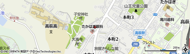 金沢屋　高萩店周辺の地図