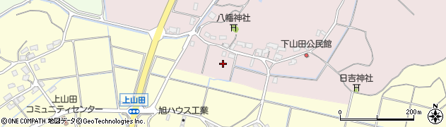 石川県かほく市下山田（ヘ）周辺の地図