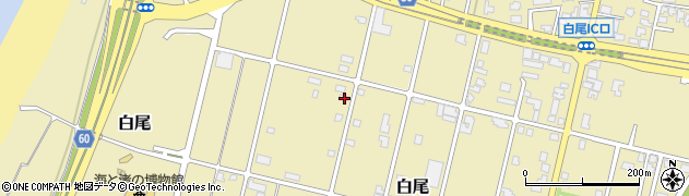 石川県かほく市白尾ネ136周辺の地図