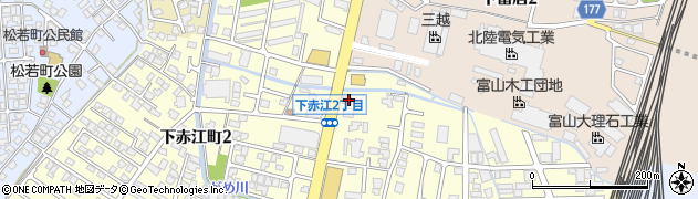 松屋 富山下赤江店周辺の地図