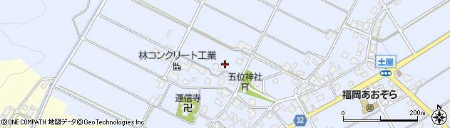 富山県高岡市福岡町土屋345周辺の地図