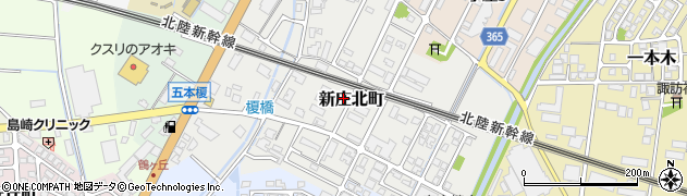 富山県富山市新庄北町周辺の地図
