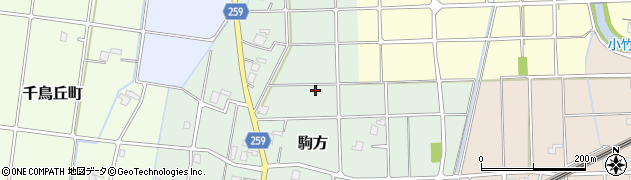 富山県高岡市駒方周辺の地図